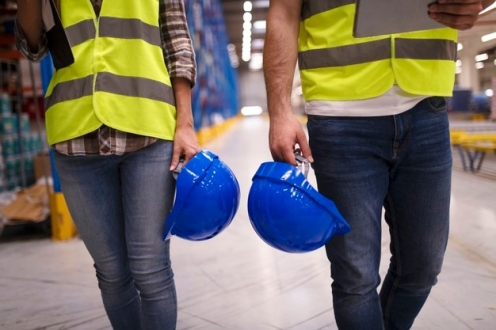 dos-trabajadores-irreconocibles-traje-reflectante-caminando-almacen-sosteniendo-cascos-protectores-azules_342744-1493